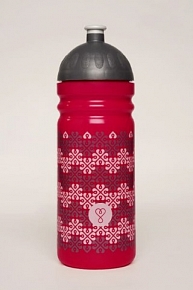 Zdravá lahev - Ornament červená 700 ml